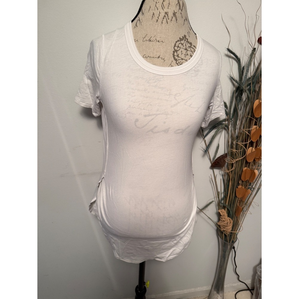 Lululemon Short Sleeve T Shirt White Women's Size 8
